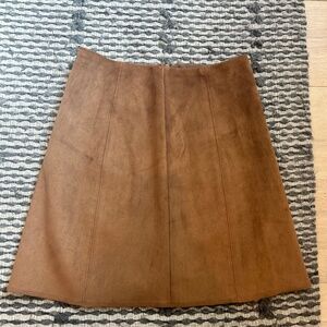 Aritzia Babaton Suede Skirt